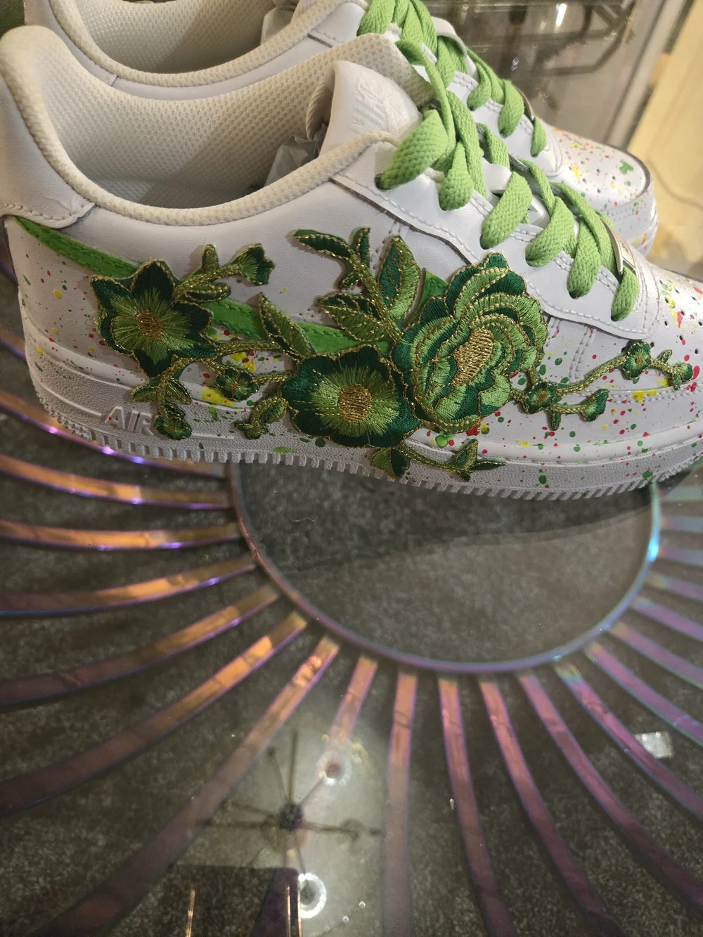 Custom NIKE Air Force 1's Size Boys 6Y New W/O Tags